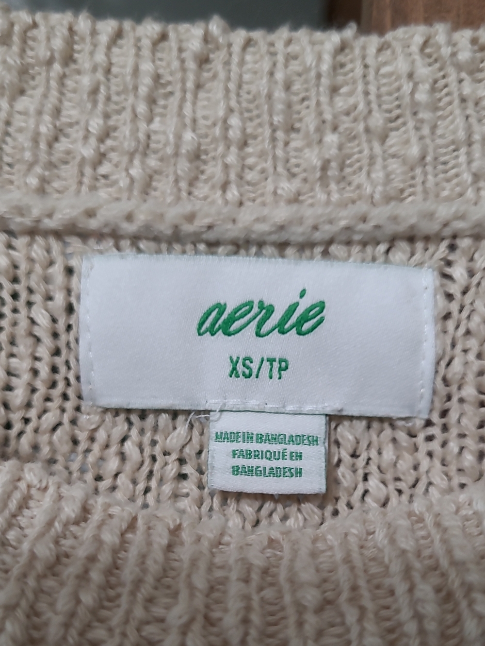 Aerie Split Hem Oversized Sweater - Picture 5 of 7